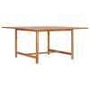 vidaXL Vrtni stol 150 x 150 x 76 cm od masivne tikovine