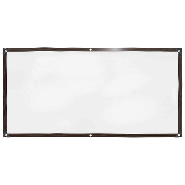 vidaXL Cerada s rupama *Transparent*an 1 x 2 m Polietilen