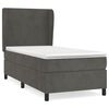 vidaXL Box spring krevet s madracem tamnosivi 90x190 cm bar&scaron;unasti