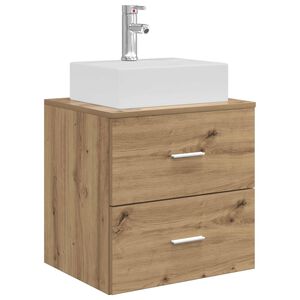 vidaXL Umivaonik s policom Hrast artisan 49,5 x 41 x 62,5 cm