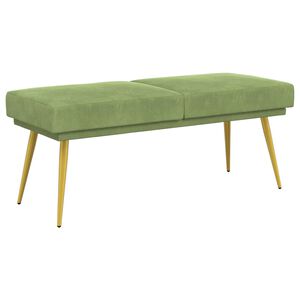 vidaXL Klupa s dvostrukim slojem Svijetlo zelena 120 x 45 x 46 cm