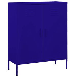 vidaXL Ormarić za pohranu modri 80 x 35 x 101,5 cm čelični