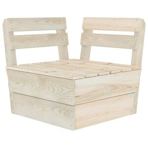 vidaXL Modularna kutna sofa od paleta od impregnirane smrekovine