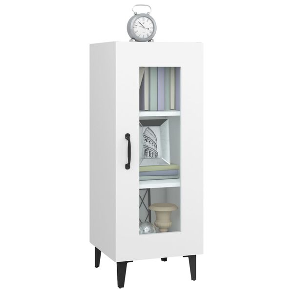 vidaXL Komoda bijela 34,5 x 34 x 90 cm od konstruiranog drva