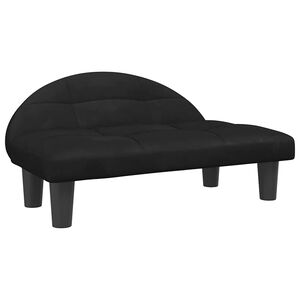 vidaXL Krevet za pse crni 70x52x30 cm bar&scaron;unasti