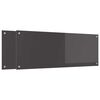 vidaXL Kuhinjski zaštita 2 pcs Tamno siva 110 x 40 cm