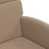 vidaXL Blagovačke stolice s kotačima s kotačima 2 pcs Boja cappuccina