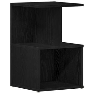 vidaXL Noćni ormar Crni hrast 35 x 35 x 55 cm Konstruirano drvo