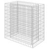 vidaXL Gabionska sadilica od pocinčanog čelika 90 x 50 x 100 cm
