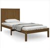 vidaXL Okvir za krevet boja meda od borovine 90 x 190 cm mali