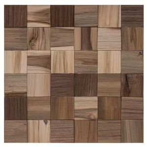 vidaXL Zidna Ploča 11 kom. Prirodna 30 x 30 x 2 cm