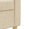 vidaXL 2-dijelni set sofa krem od tkanine