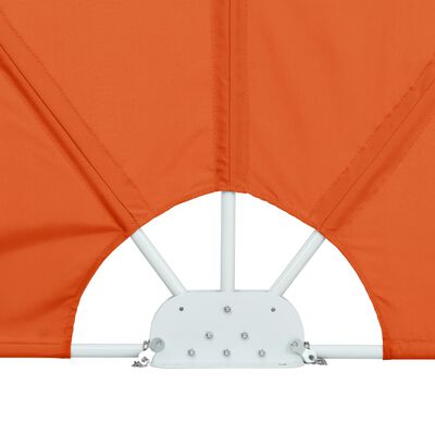 vidaXL Sklopiva bočna tenda terakota 400 x 200 cm