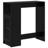 vidaXL Stol za bar 101 x 40 x 103,5 cm Konstruirano drvo Crni hrast