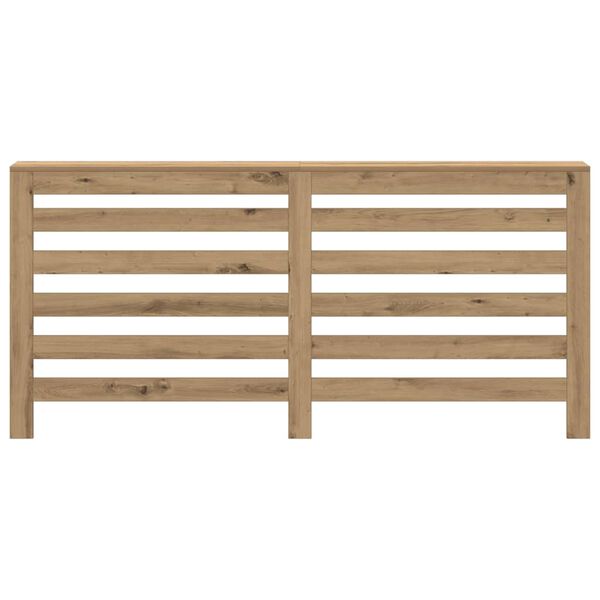 vidaXL Pokrov za radijator boja artisian hrast 175x20x82cm drveni