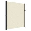 vidaXL Bočna tenda na uvlačenje krem 220 x 500 cm