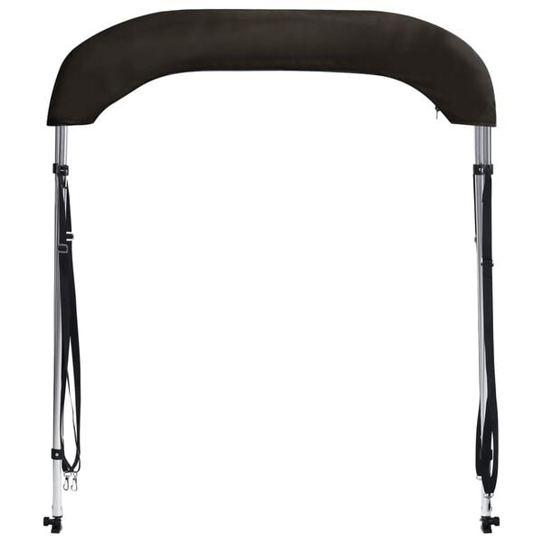 vidaXL Tenda bimini s 2 luka crna 180x130x110 cm