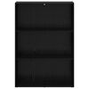 vidaXL Polica Crni hrast 60 x 30 x 76.5 cm Konstruirano drvo