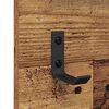 vidaXL Vje&scaron;alica za kapute na zidu Zidne Staro drvo 70 x 10 x 90 cm