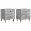 vidaXL Noćni ormar 2 kom. Betonska siva 43 x 34,5 x 48 cm