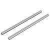 vidaXL Navojni &scaron;tapovi 2 pcs Srebrno M6 x 120 mm Metal