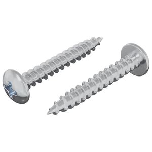 vidaXL Drveni vijak 2 kom. Srebrna M4 x 28 mm Željezo
