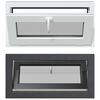 vidaXL Prozor za podrum RISOR 80 x 40 cm PVC i staklo Antracit