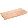 vidaXL Zidna polica svjetlosmeđa 60 x 30 x 2 cm od obrađene hrastovine