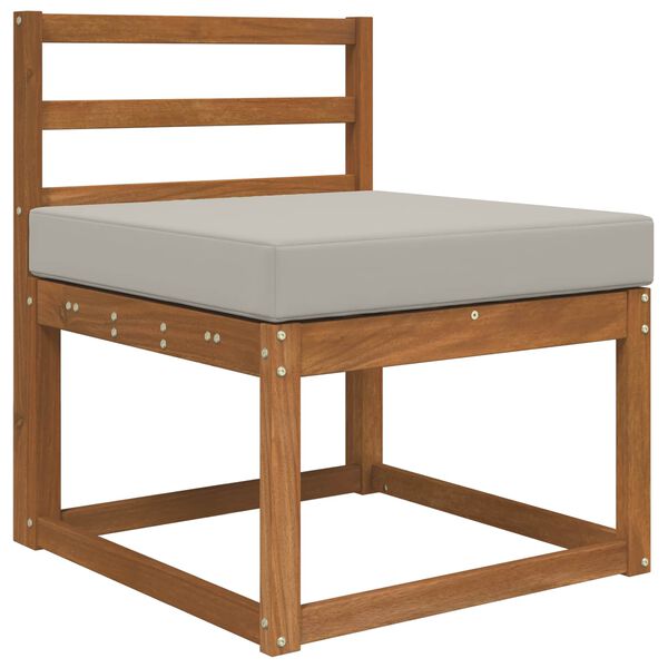 vidaXL Jastuk za vanjsku sofU Sivi 60 x 60 x 8 cm Poliester