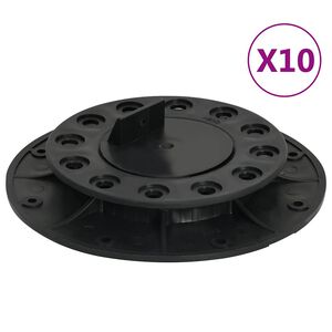 vidaXL Podesive noge za trijem 10 kom 20 - 30 mm