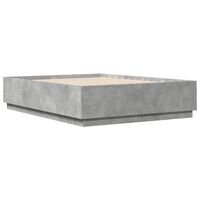 vidaXL Okvir kreveta boja betona 150x200 cm od konstruiranog drva