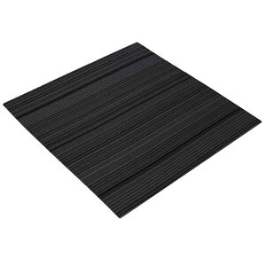 vidaXL Tepih pločica Prugasta svjetlosiva 50 x 50 cm 20 kom.