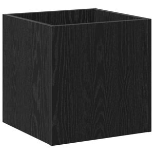 vidaXL Kutija za saksije Crni hrast 40 x 40 x 40 cm Konstruirano drvo