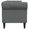 vidaXL Sofa Tamno siva 201,5 x 74,5 x 74,5 cm Poliester