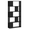 vidaXL Police za knjige Crni hrast 80,5 x 23,5 x 162,5 cm PB