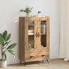 vidaXL Highboard s ladicama Umjetnički hrast 69,5 x 31 x 115 cm