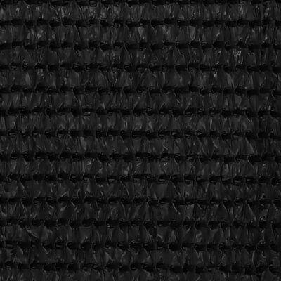 vidaXL Balkonski zastor crni 90 x 400 cm HDPE
