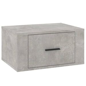 vidaXL Zidni noćni ormarić siva boja betona 50x36x25 cm