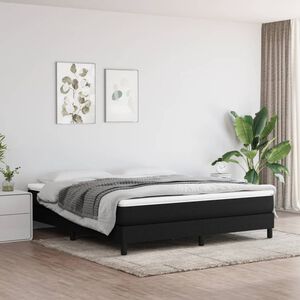 vidaXL Madrac s džepičastim oprugama srednje tvrdoće crni 180x200x20 cm od tkanine