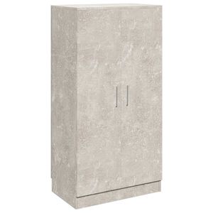 vidaXL Ormarić za cipele boja betona 55x35x108 cm konstruirano drvo