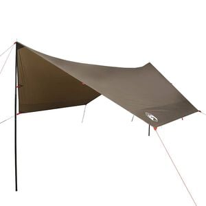 vidaXL Cerada za kampiranje smeđa 438x376x212 cm vodootporna