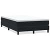vidaXL Box Spring krevet bez madracem crni 120x220 cm samt