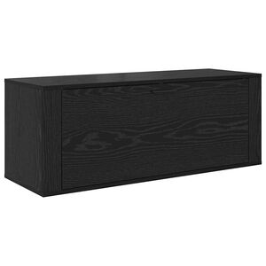 vidaXL Ormar za cipele 100 x 35 x 38 cm Konstruirano drvo Crni hrast