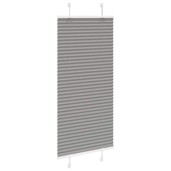 vidaXL Plisirana roleta antracit 60x150 cm &scaron;irina tkanine 59,4 cm