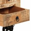 vidaXL Stolić za kavu od grubog drva manga 70 x 70 x 40 cm