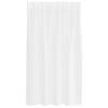 vidaXL Voile zavjesa sa zavjesama 2 pcs Bijelo 140 x 140 cm Poliester