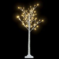 vidaXL Božićno drvce 120 LED žarulja 1,2 m tople bijele izgled vrbe