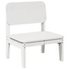 vidaXL Vrtna stolica bijela 60x52,5x72 cm od masivne borovine