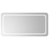 vidaXL LED kupaonsko ogledalo s ogledalom *Transparent*an 100 x 50 cm
