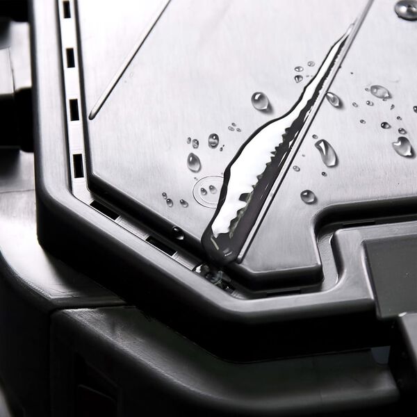 vidaXL Vrtni komposter crni 68,9 x 68,9 x 83,9 cm 360 L